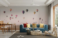 Global icons mural wallpaper

