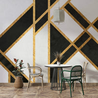 Stylish black and white art deco wall decoration., GD1929
