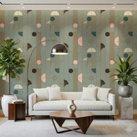 Art Deco Geometric Harmony Wallpaper⁠
