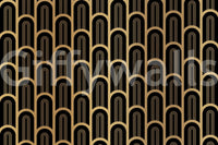 Sophisticated black and gold column wallpaper, GD1992
