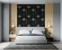 A classic abstract block wallpaper for walls., GD5942