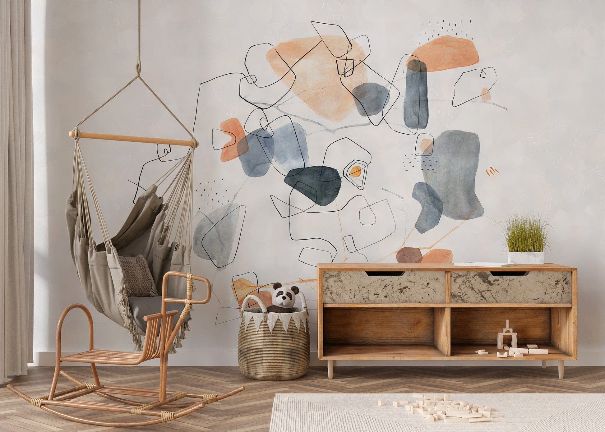 Artful Echoes Wall Mural - Giffywalls