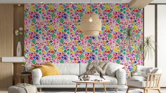 Vintage floral pattern wallpaper GD763

