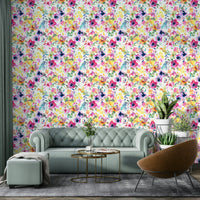 Bright flower mural for walls GD764


