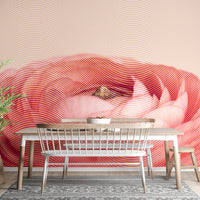 Artistic Red Rose Flower Wallpaper Wall Mural - Giffywalls A243