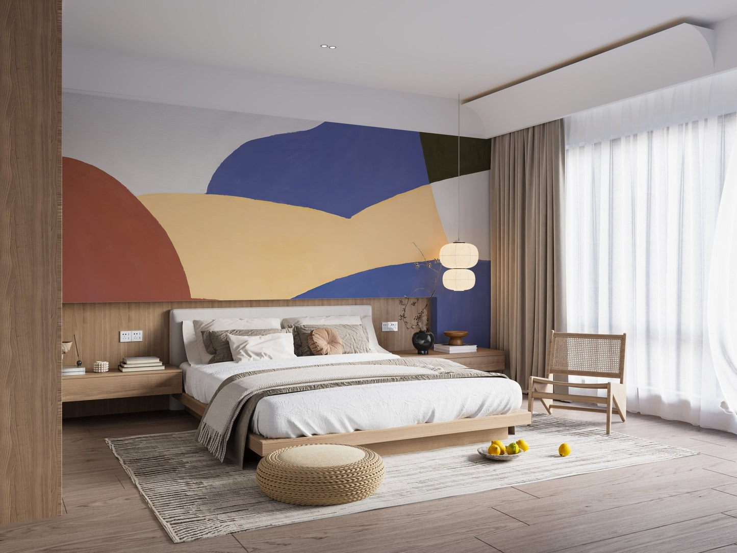 Artistic Vivid Watercolor Wall Mural - Giffywalls, C11