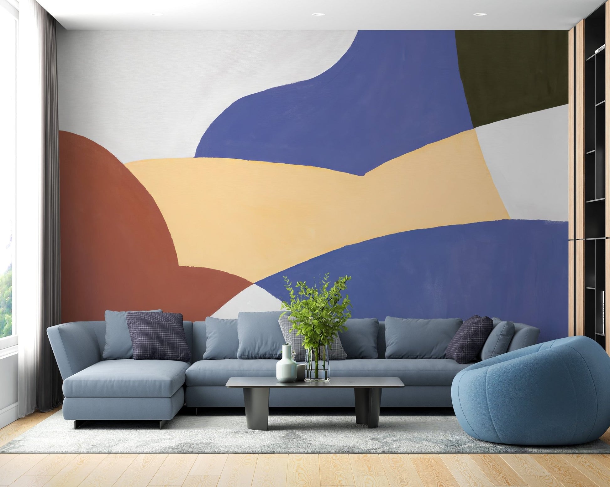 Artistic Vivid Watercolor Wall Mural - Giffywalls, C11