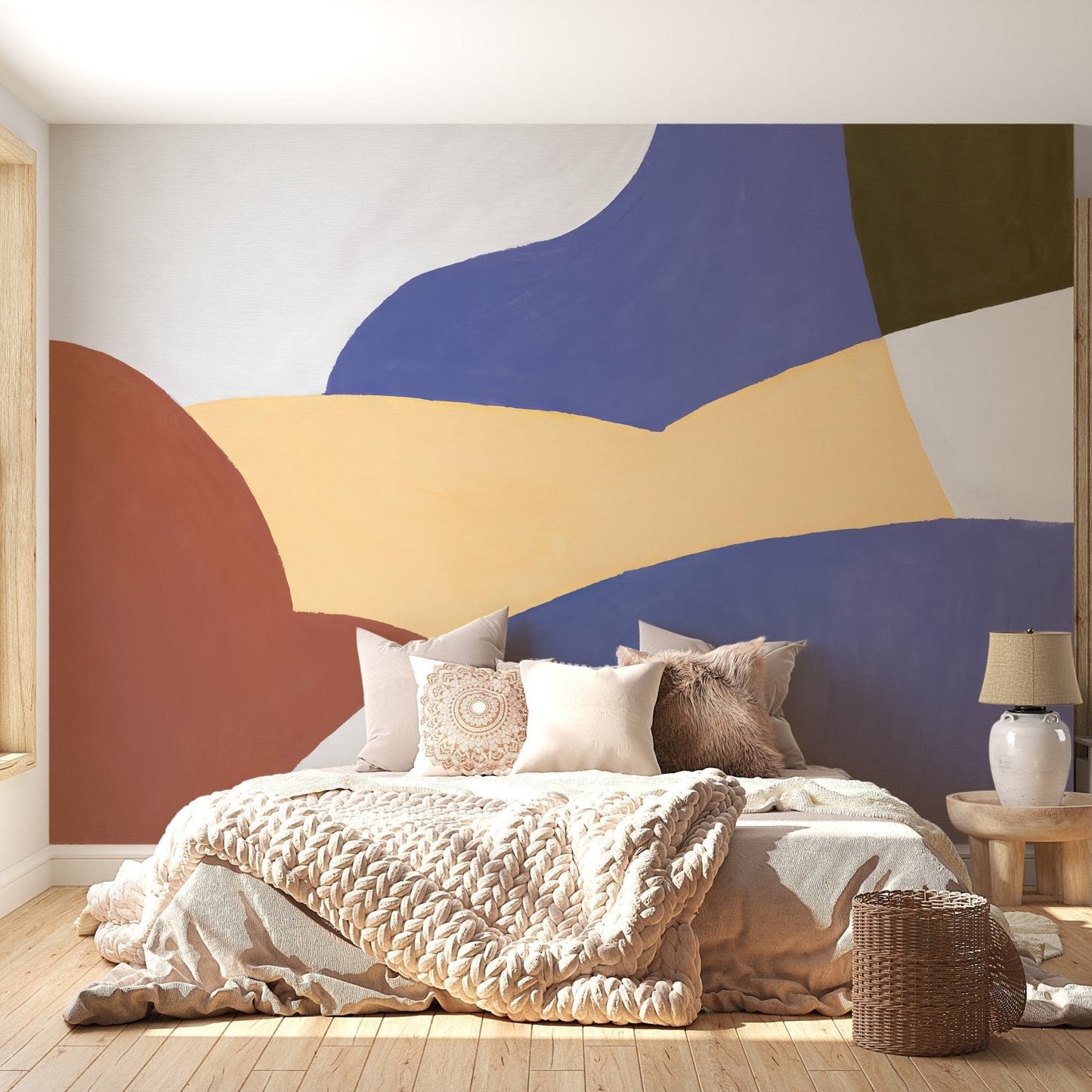 Artistic Vivid Watercolor Wall Mural - Giffywalls, C11