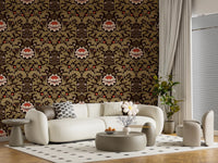 Living room turns richer under this Heritage Crafts botanical wallpaper
⁠GD9570