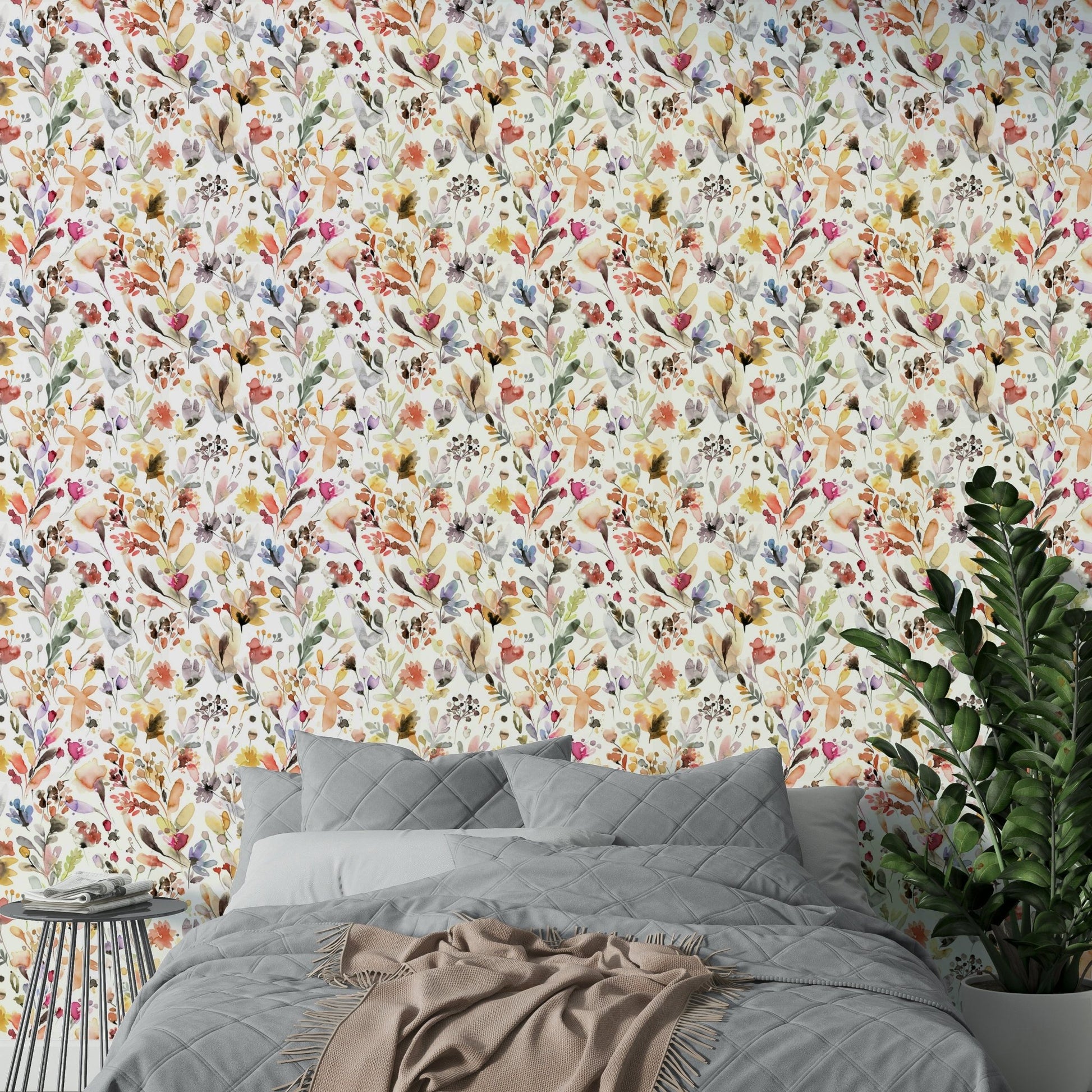Soft tone nature mural wallpaper GD765

