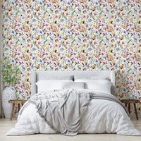 Watercolor leaves and petals design GD765

