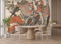 Ethereal angel artwork for mural wallpapers
