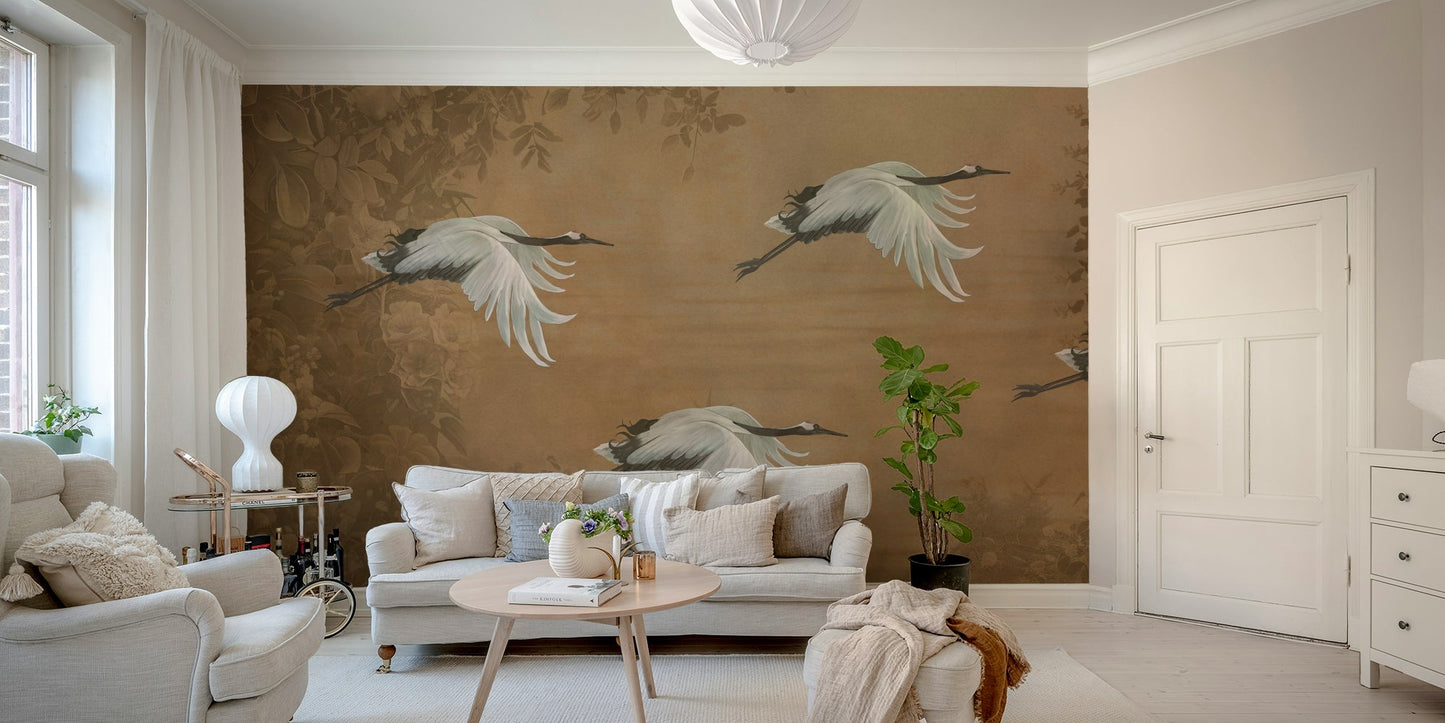 Asian Avian Dream Wall Mural