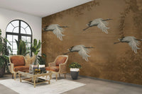 The colors are muted and gentle, with soft pinks, grays, and whites.

