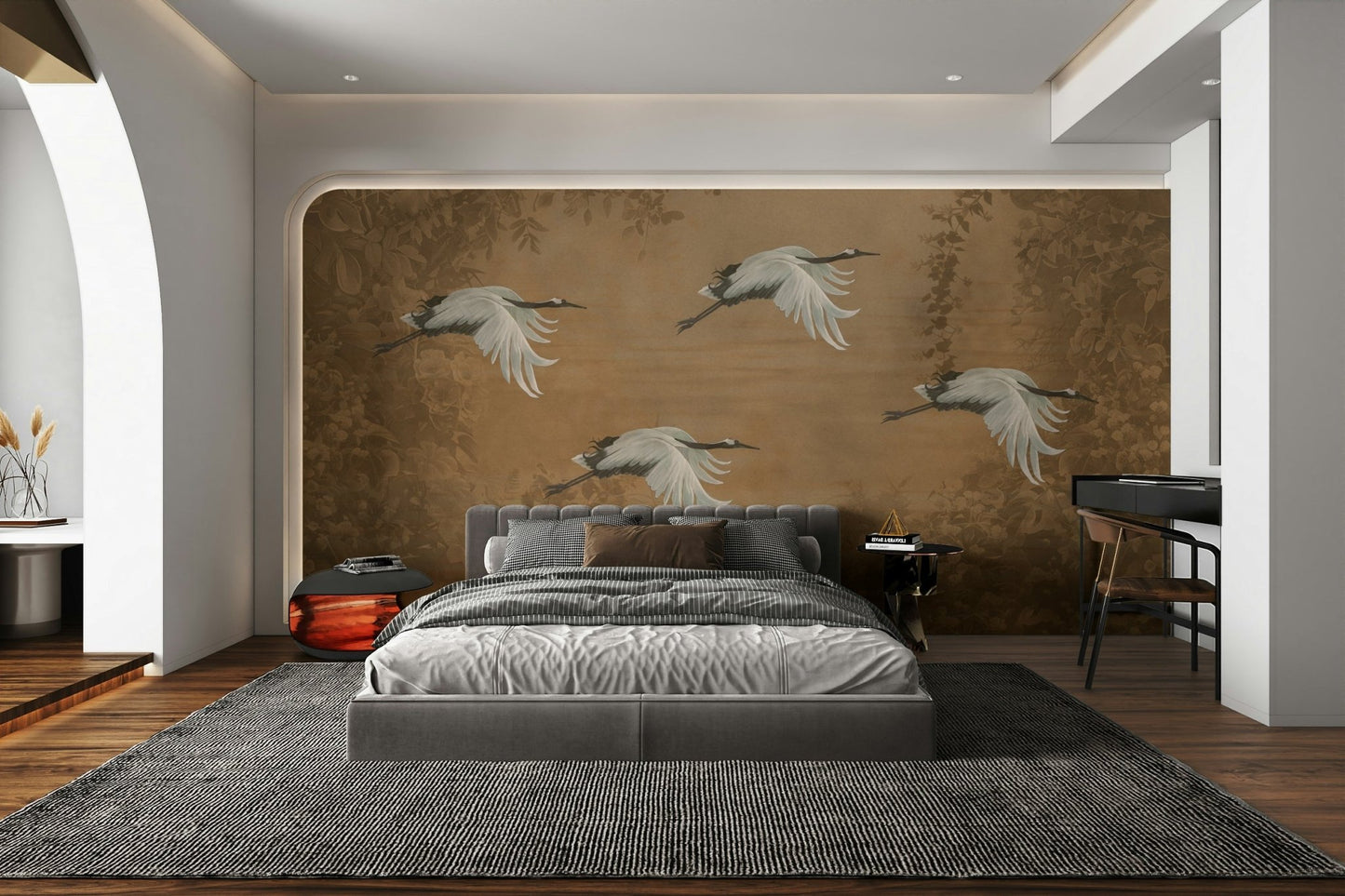 The background is a soft, light color, like off-white or light gray.

