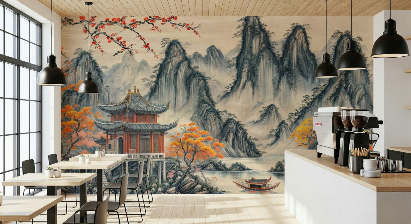 Asian Serenity Wall Mural
