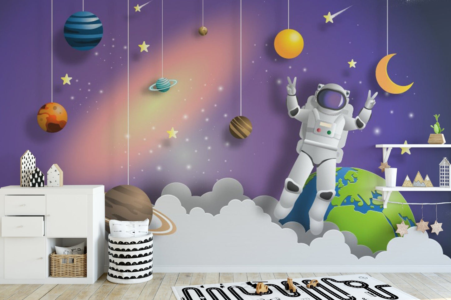 Astronaut in Space on Mission Wallpaper - Giffywalls A781