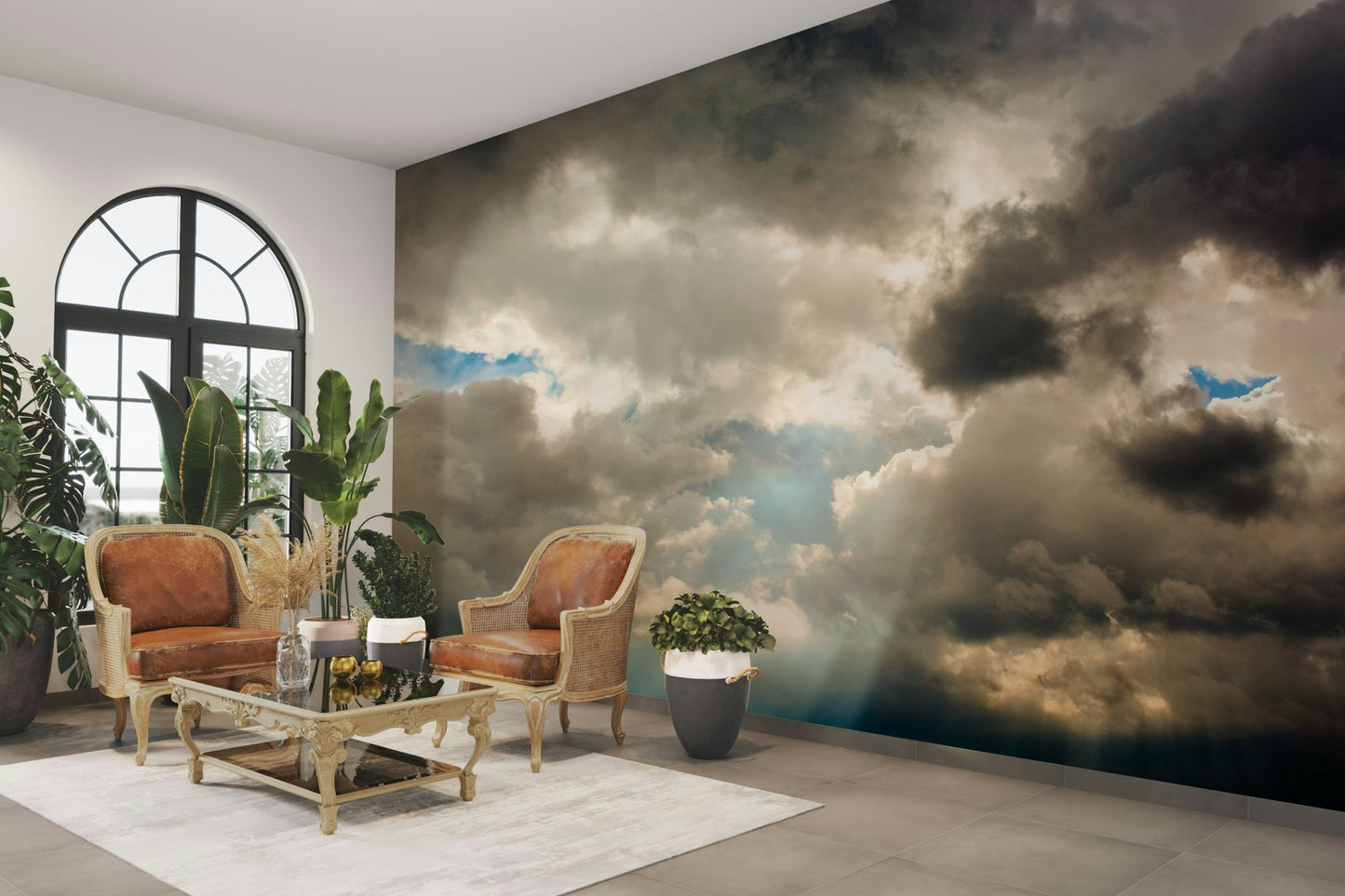 A classic abstract sky wallpaper for walls., GD4857