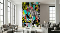 A classic abstract design wallpaper for walls.