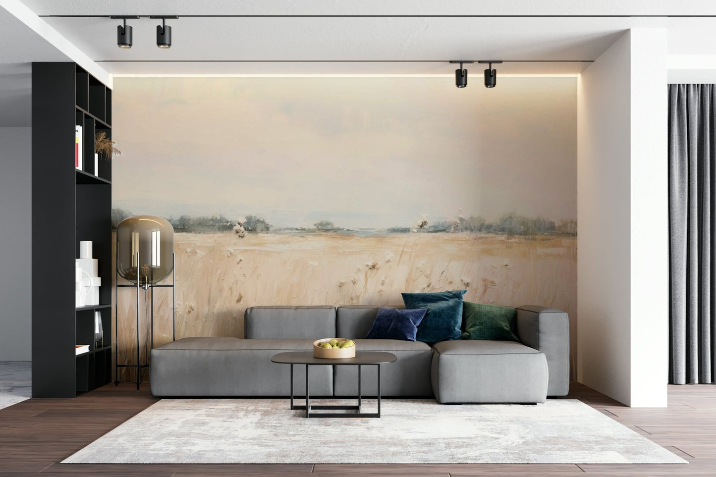 Serene mural for quiet rooms GD728

