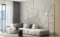 Aurora Gleam wallpaper is perfect for inspiring living room decor, C340