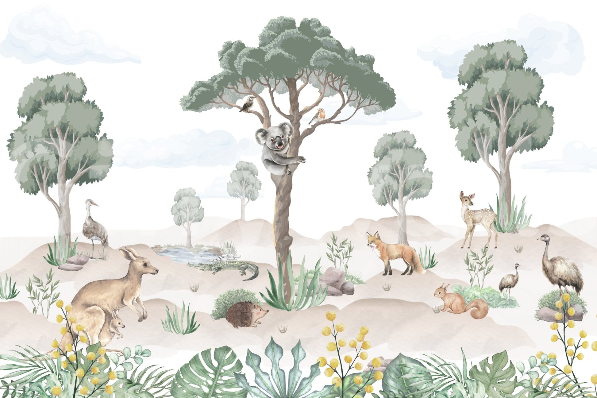 The design has a gentle and enchanting aesthetic.