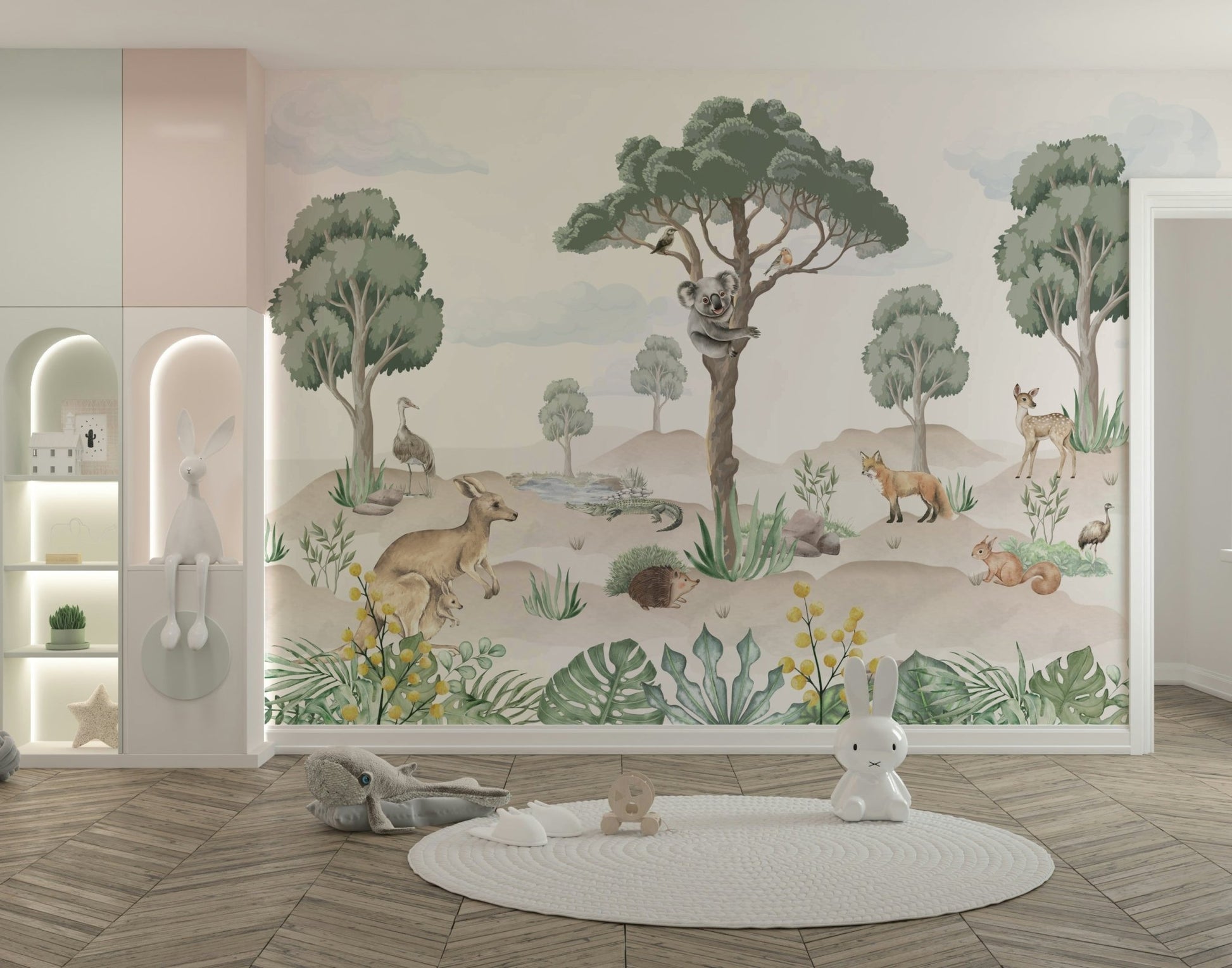 The overall mood is one of peace and charm.
