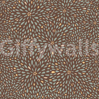 Repeating fan pattern, Autumn Burst Wallpaper, statement piece for living room., GD6631