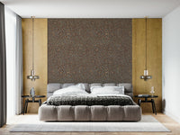 Textile-inspired Autumn Burst Wallpaper, rustic and elegant surface decoration., GD6631