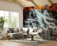 Autumn Cascade Wall Mural