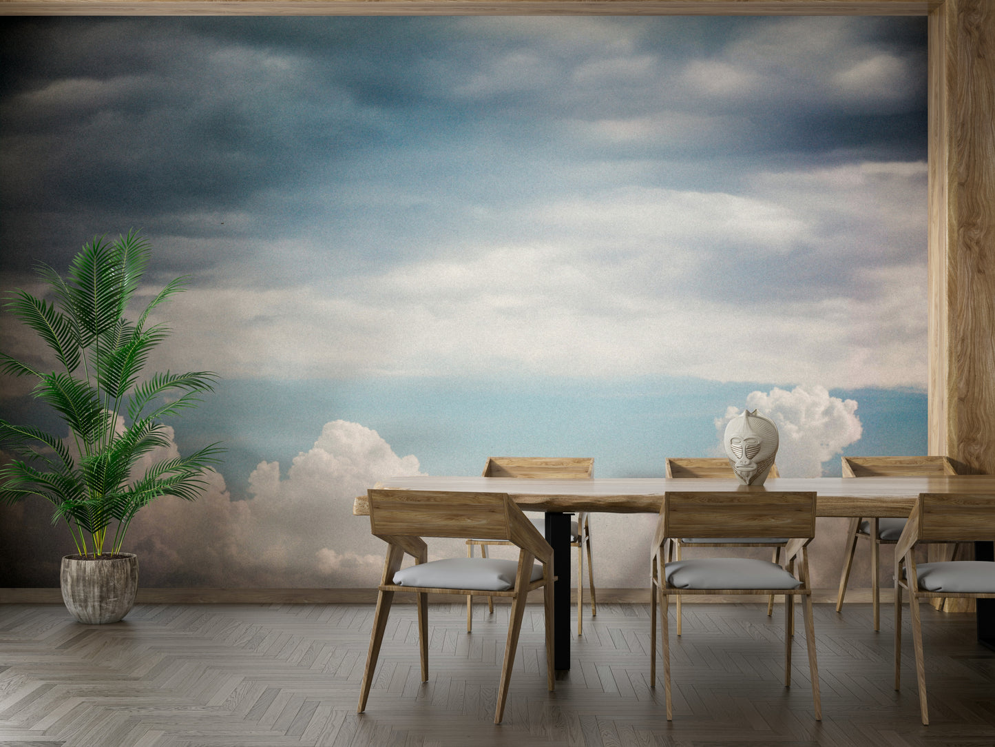 Autumn Clouds Wall Mural