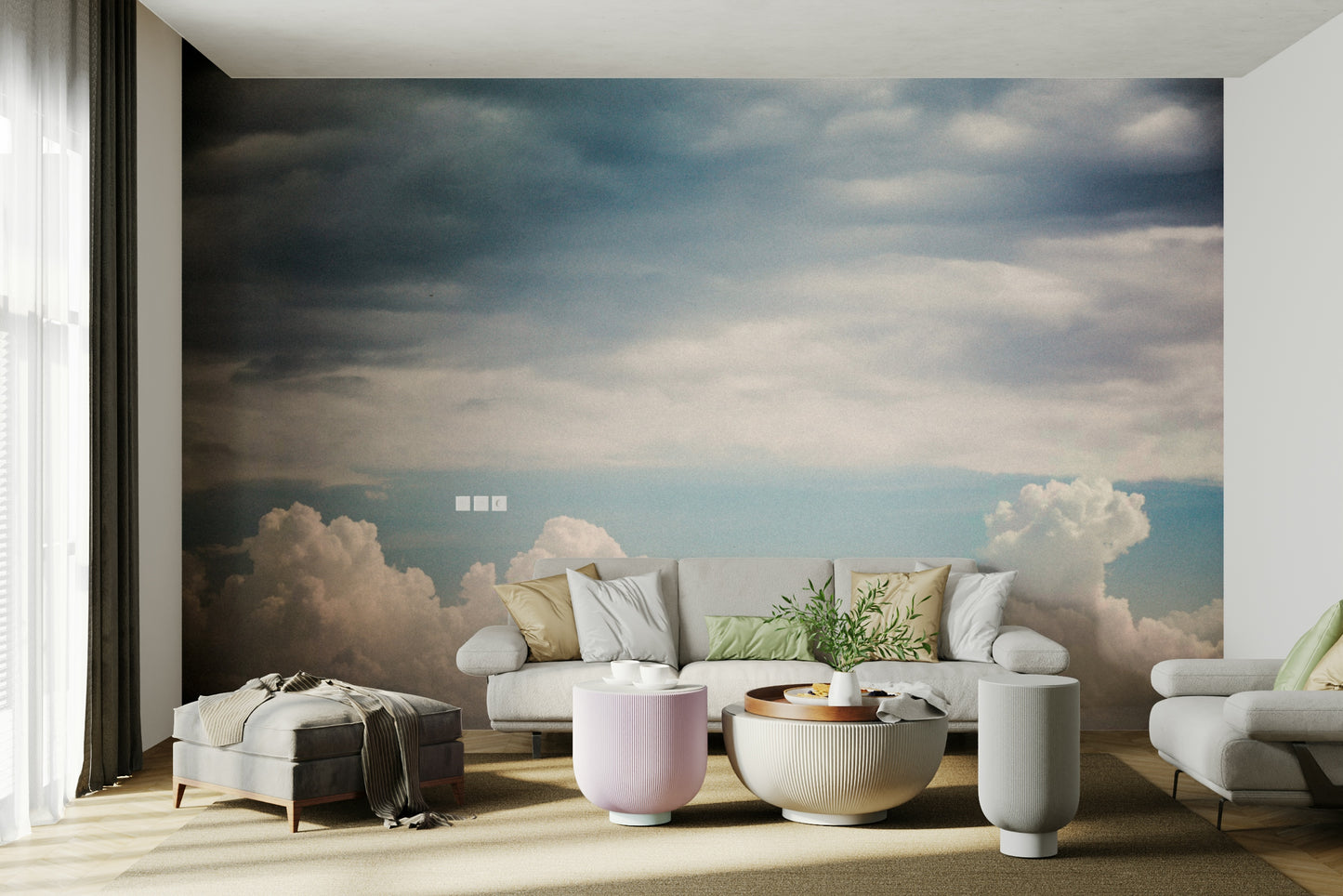 Autumn Clouds Wall Mural