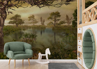 Landscape Forest Autumn Wallpaper Murals - Giffywalls