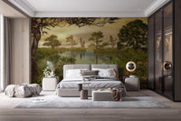 Landscape Forest Autumn Wallpaper Murals - Giffywalls