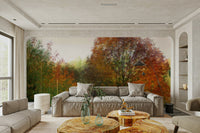 The decor is simple, allowing the nature landscape to be the focal point.

