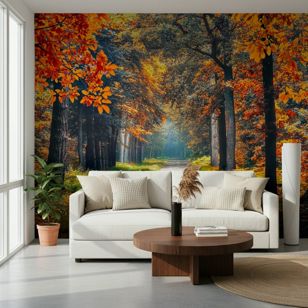 Autumn Path Wall Mural