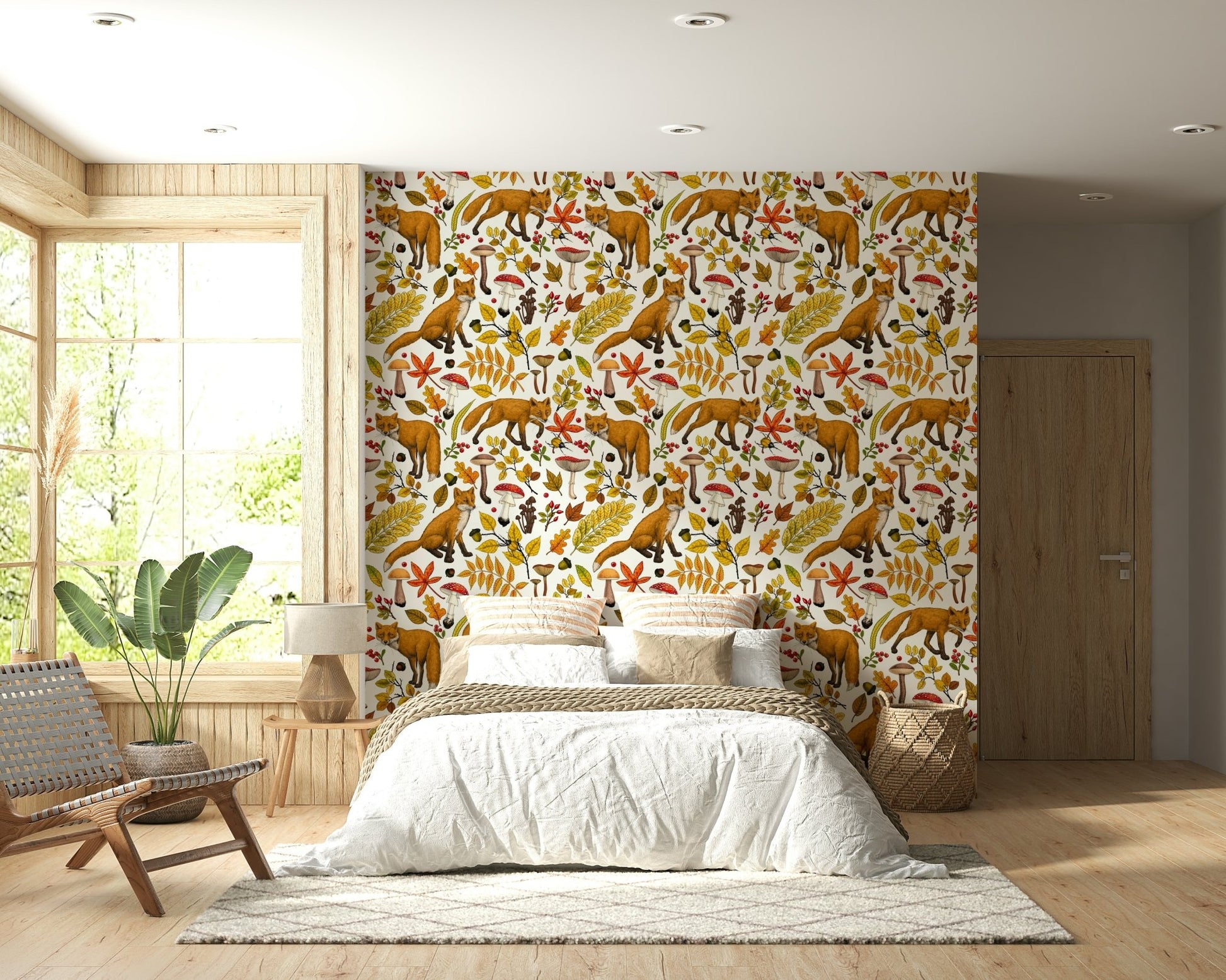 A beautiful modern art wall mural for a children's room or nursery., GD5631