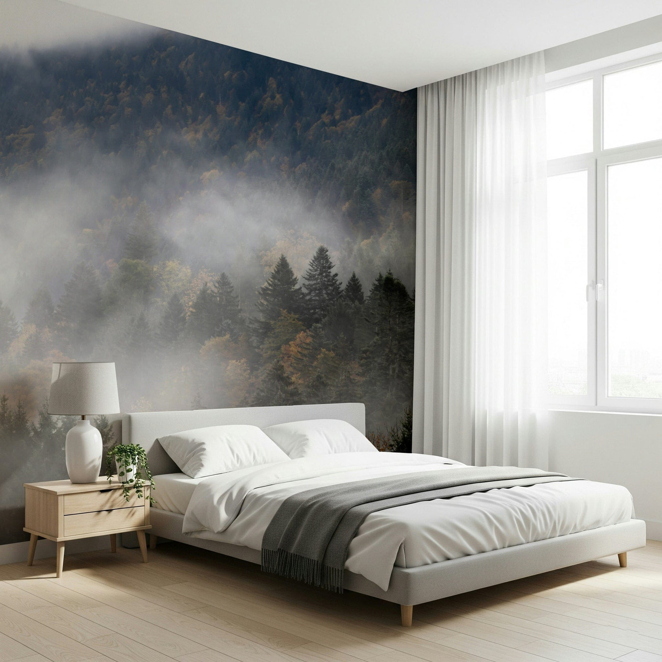 Autumn Haze Wall Mural