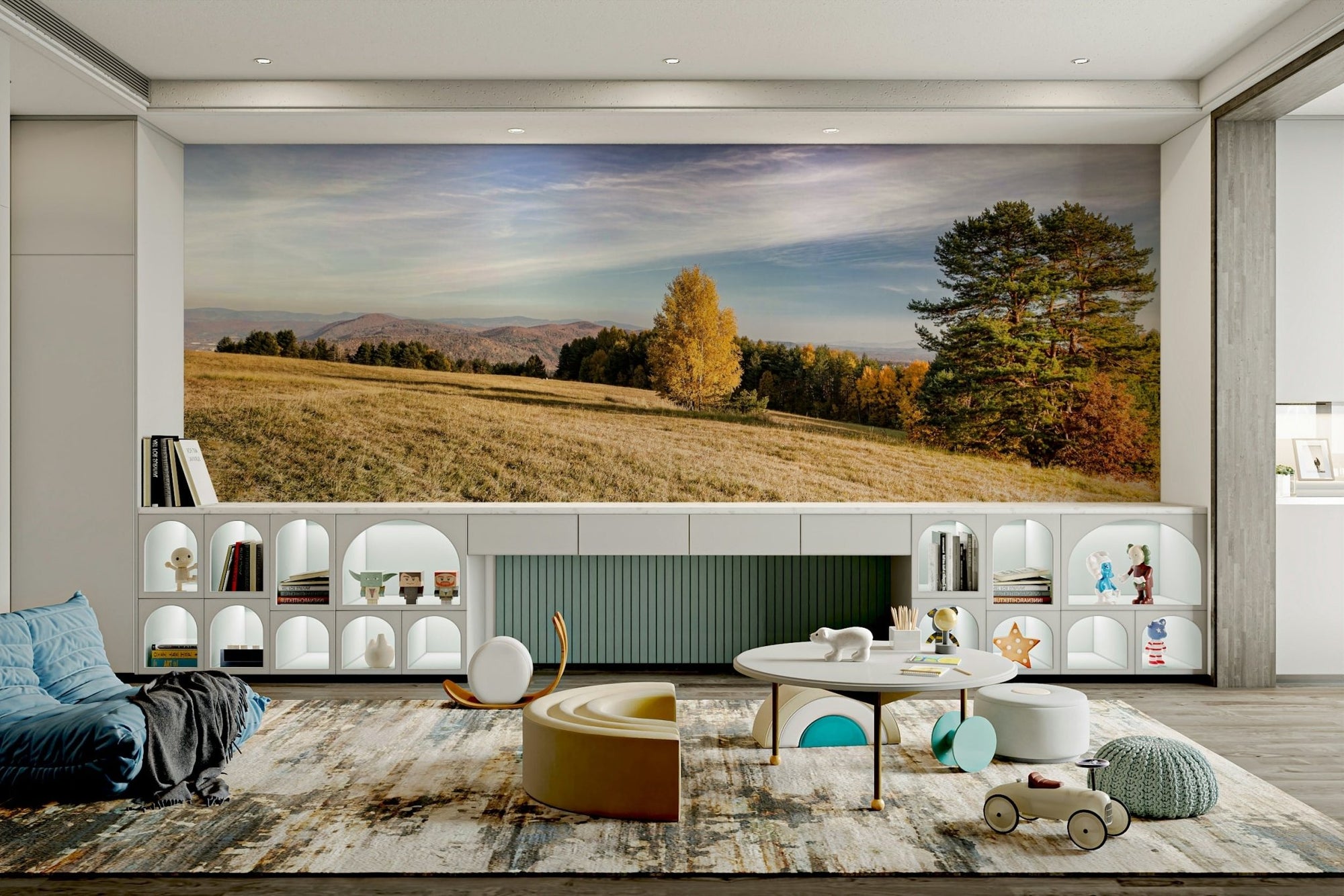 A breathtaking and tranquil wall mural., GD2708