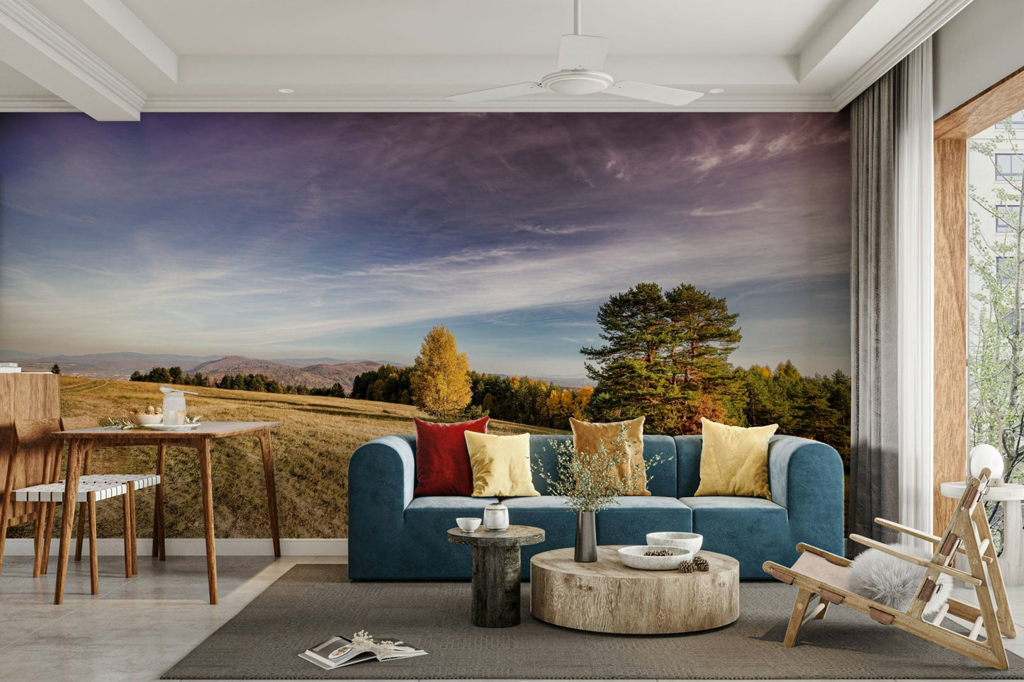 The texture appears smooth and realistic, like a high-quality photographic print.
