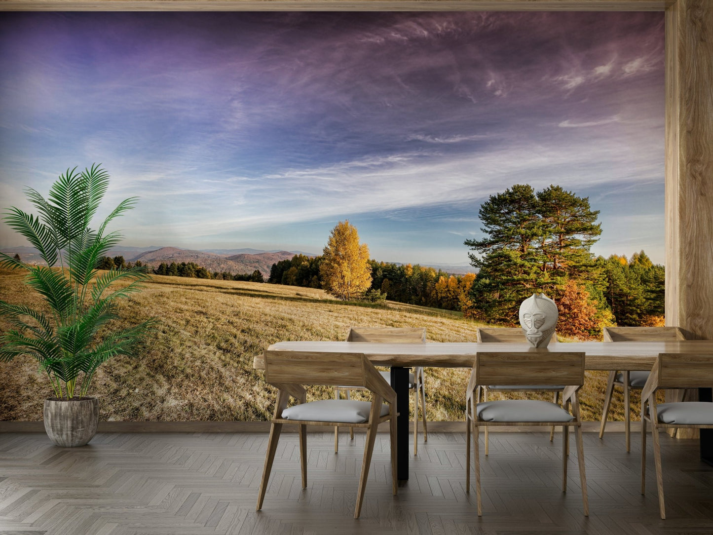 There's a strong sense of natural beauty, peace, and seasonal charm.
