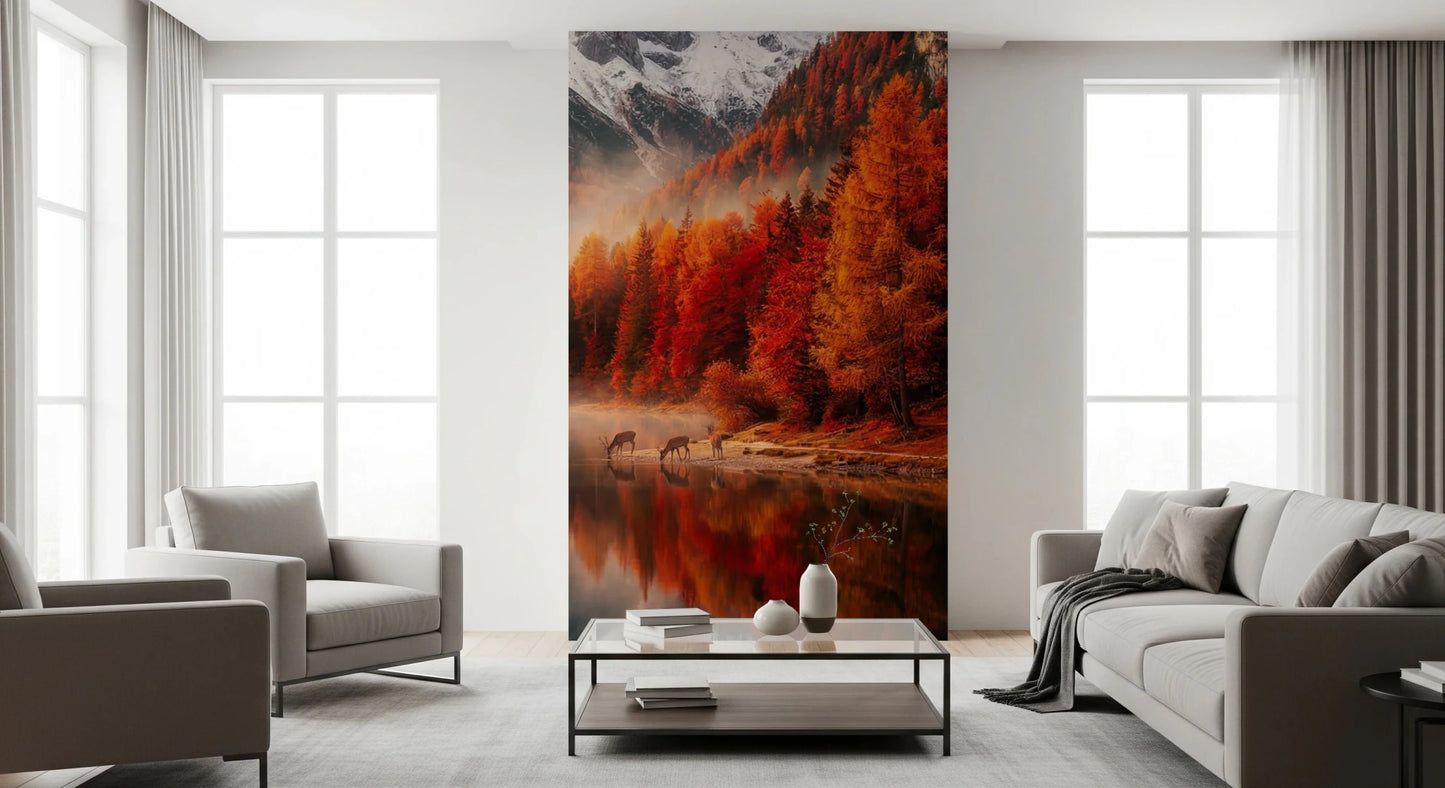 Autumn Reflections Wall Mural