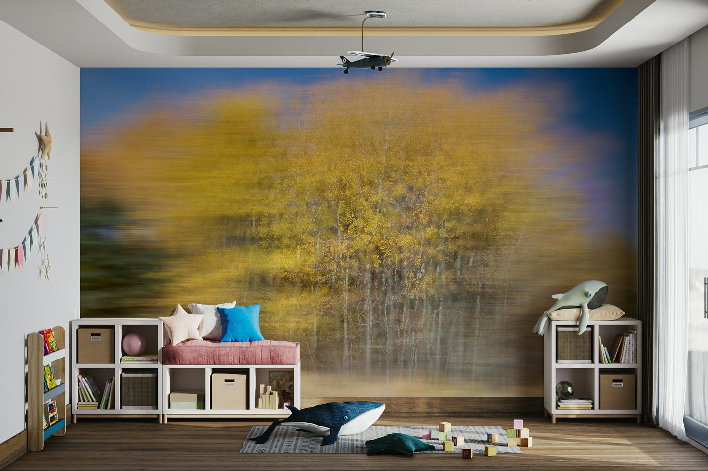 The texture appears smooth and artistic, like a fine art print.
