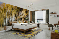 There's a strong sense of tranquility, natural harmony, and sophisticated artistry.
