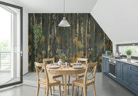 A classic fall theme wallpaper for walls.