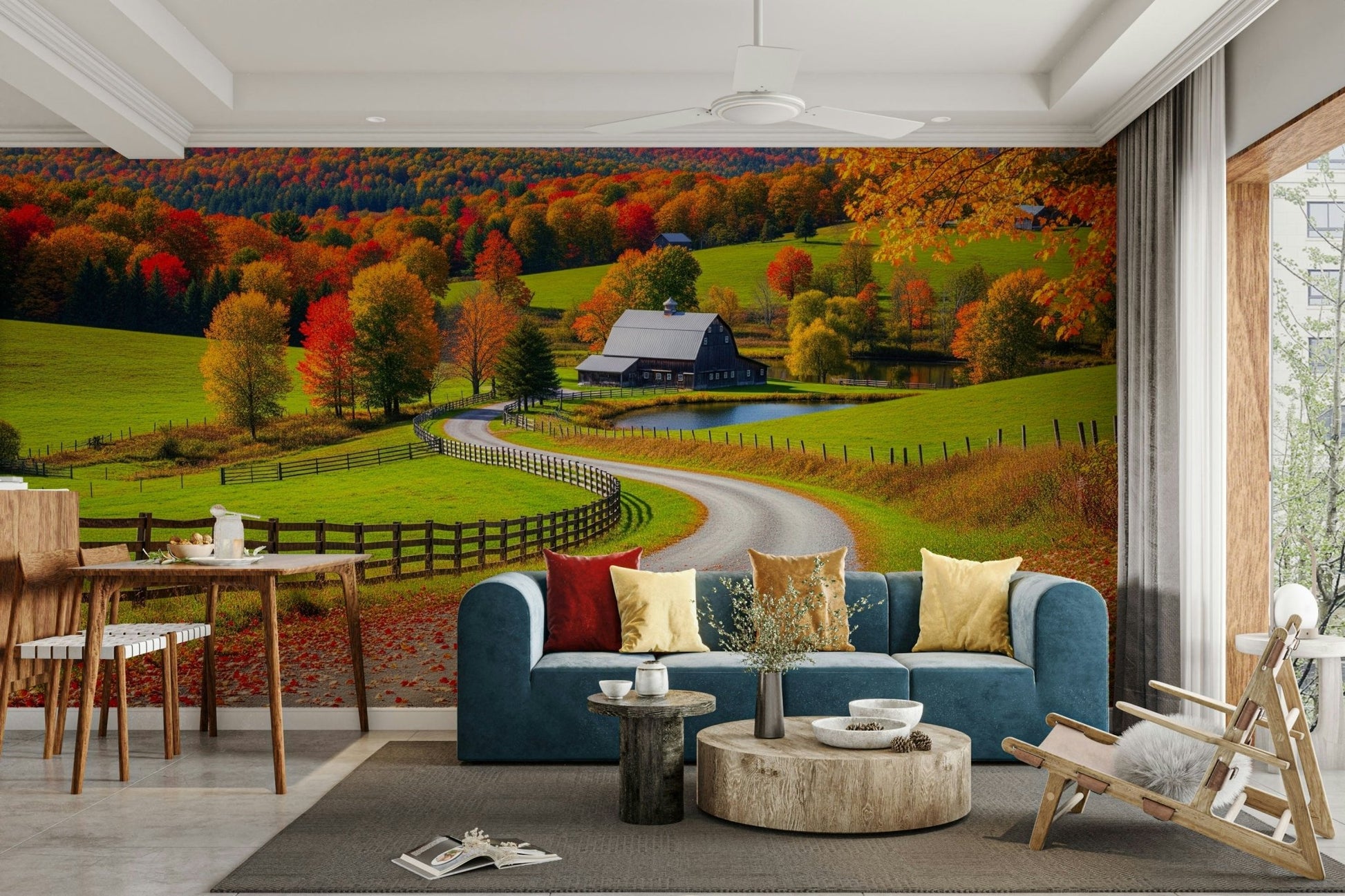 The design feels cozy and peaceful.

