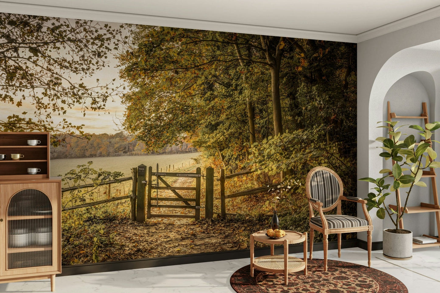 Vibrant autumnal colors.

