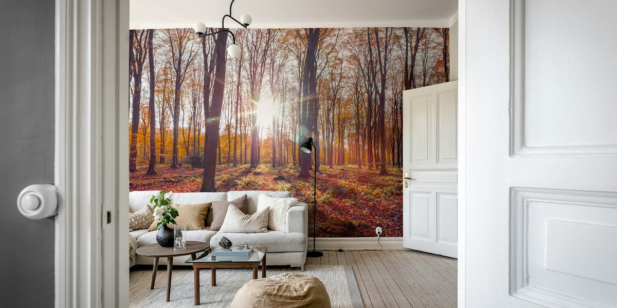 Autumnal radiance mural wallpaper, GD2521