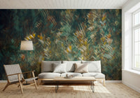 A contemplative gentle woods wallpaper mural for a feature wall.