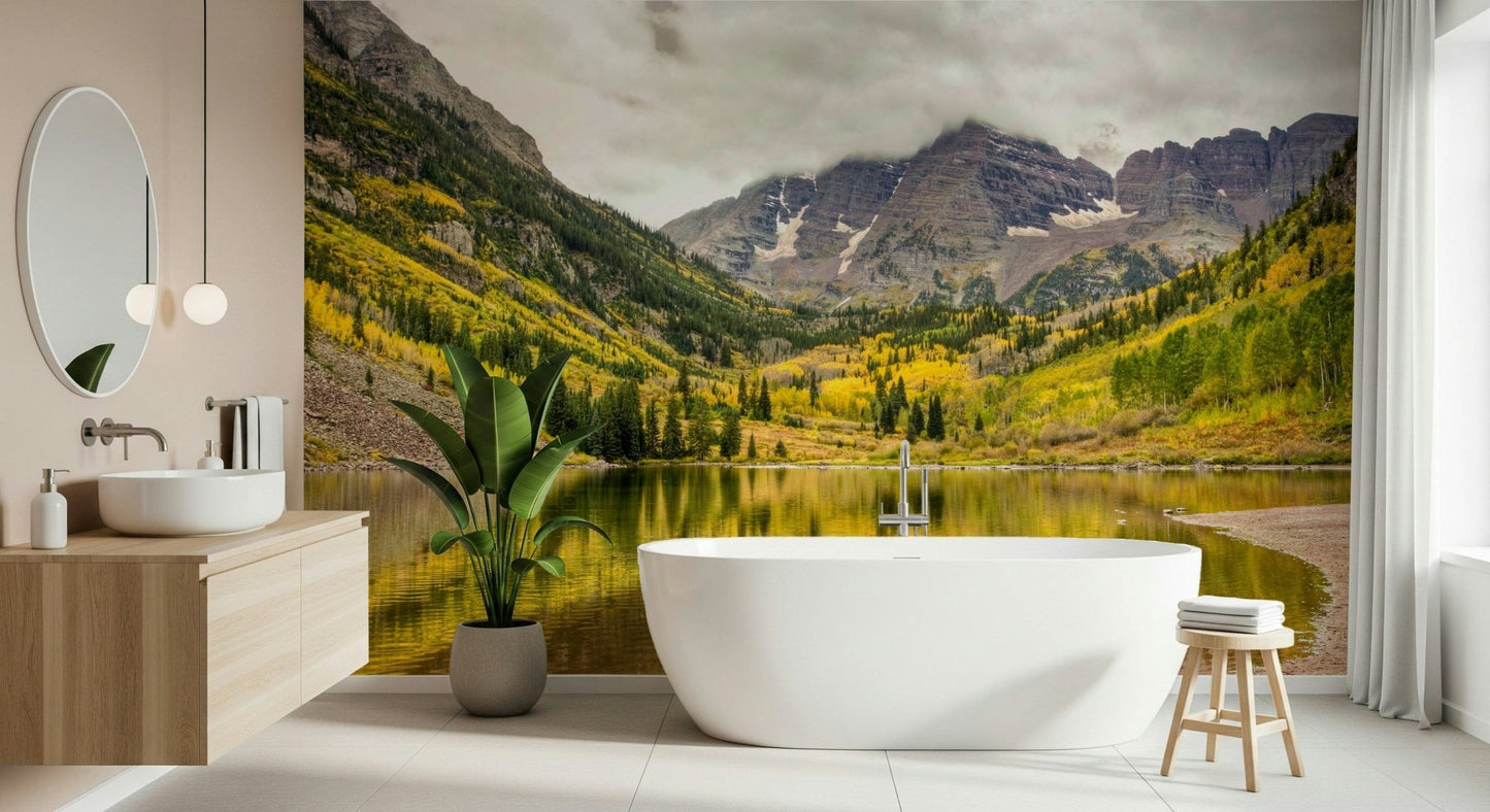 Autumn's Palette wallpaper for a serene and expansive wall design.